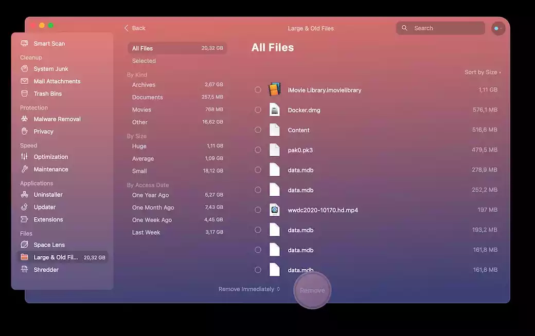 Mac清理工具: CleanMyMac X